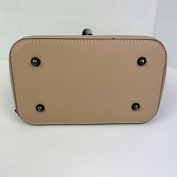 Luana Ferracuti Backpack Purse Convertible Straps Top Handle Italian Leather Bag - Picture 8 of 12